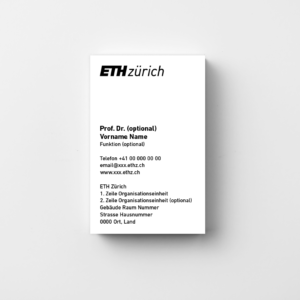 ETH Visitenkarten Hochformat zweiseitig DE-EN
