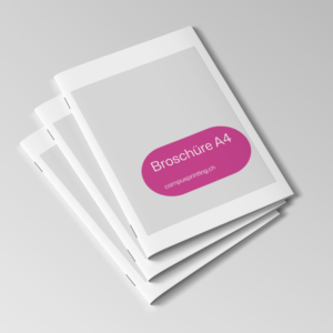 Broschüren A4 Drahtheftung ab 5 Ex.